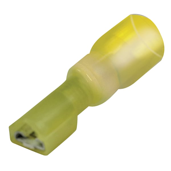 Seachoice Heat Shrink Quick Disconnects, Female, Yellow, 25 Pack 60311 - main